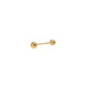 PIERCINGS BOLA DORADA - ARETES - Malandra Jewelry - KRA37-JBR6714K