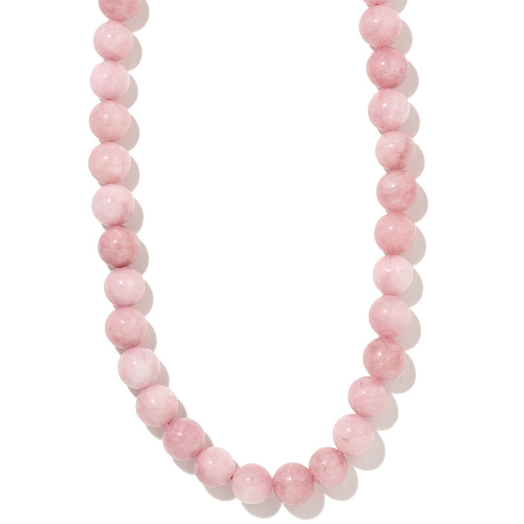 PINK CHALCEDONY TERRA NECKLACE - COLLARES - Malandra Jewelry - TC2450