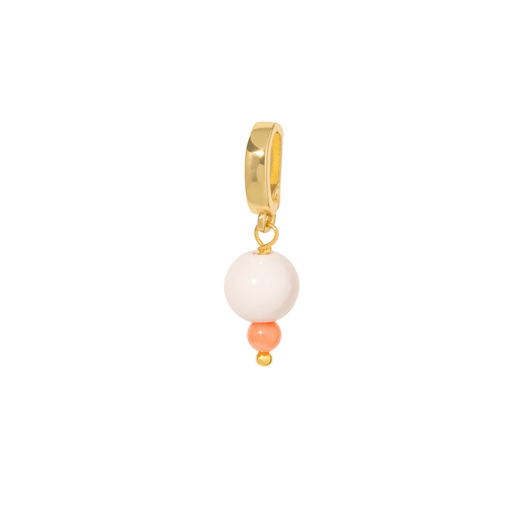 Pink Duo Bead Charm - DIJES - Malandra Jewelry - TD2669