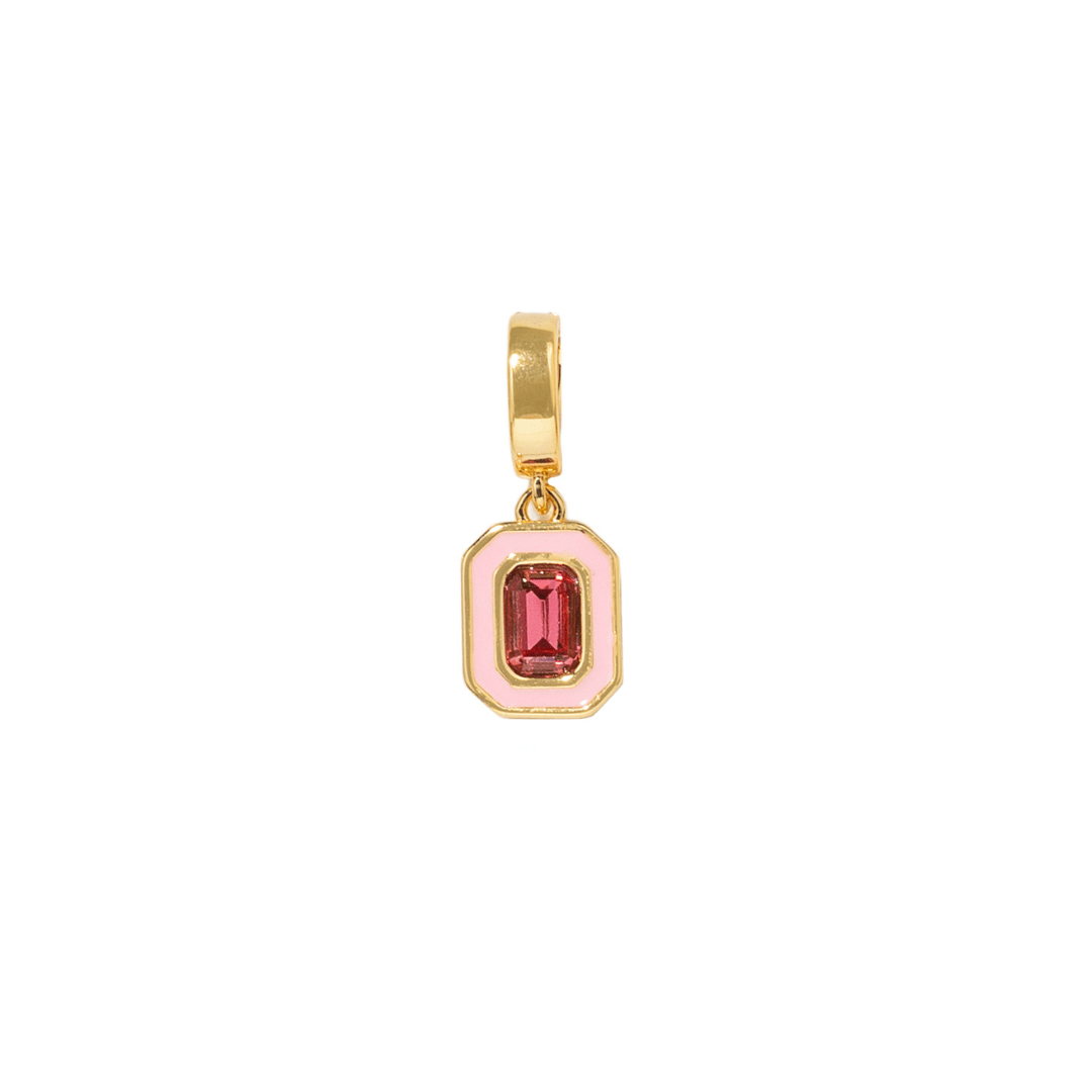 PINK GEM CHARM - DIJES - Malandra Jewelry - EYHD109
