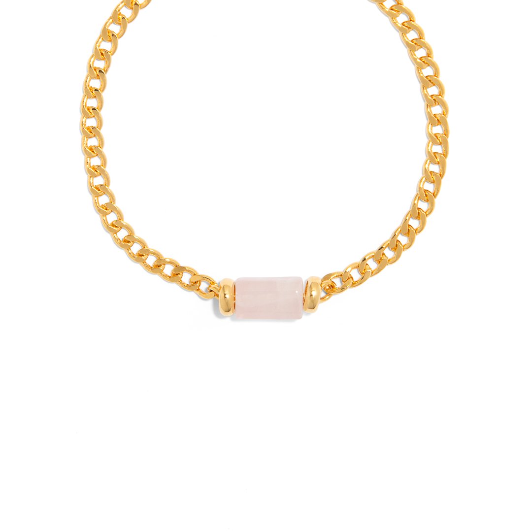 PINK QUARTZ AURA BRACELET - PULSERAS - Malandra Jewelry - TP1611