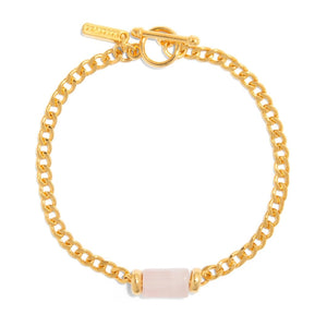PINK QUARTZ AURA BRACELET - PULSERAS - Malandra Jewelry - TP1611