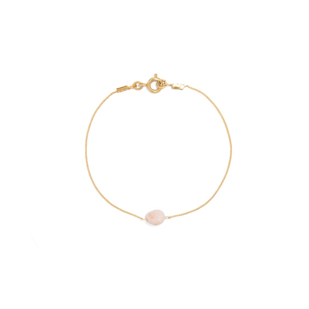 PINK QUARTZ GRATITUDE BRACELET - PULSERAS - Malandra Jewelry - TP1020