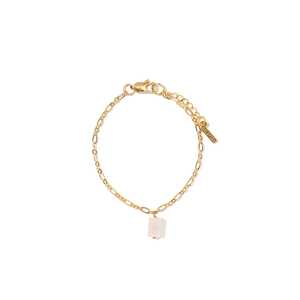 PINK QUARTZ GRATITUDE BRACELET - PULSERAS - Malandra Jewelry - TP2212