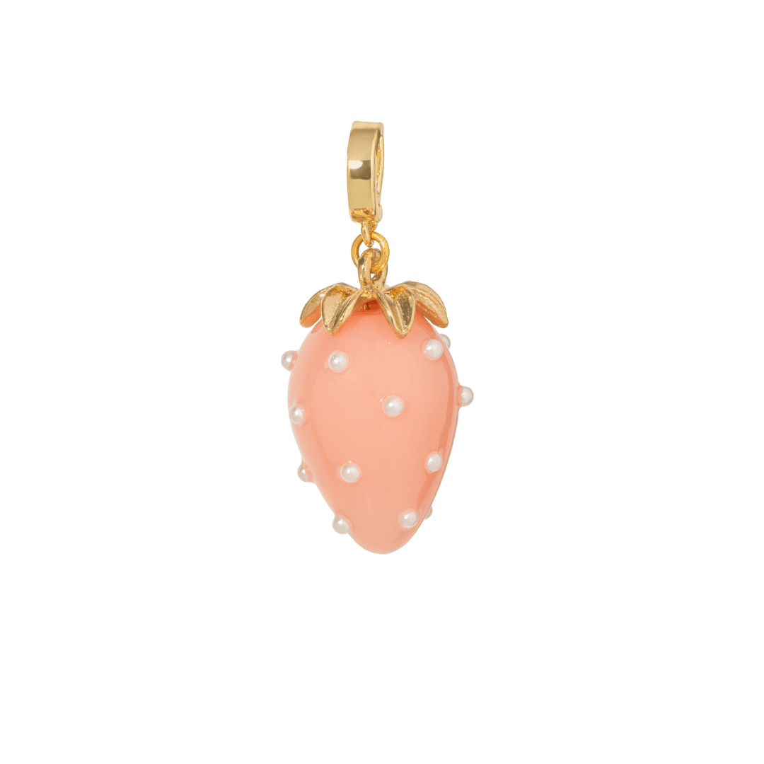Pink Strawberry Charm - DIJES - Malandra Jewelry - TD2663
