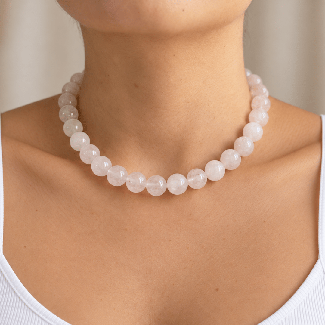 Porcelain Jade Terra Necklace - COLLARES - Malandra Jewelry - TC2750