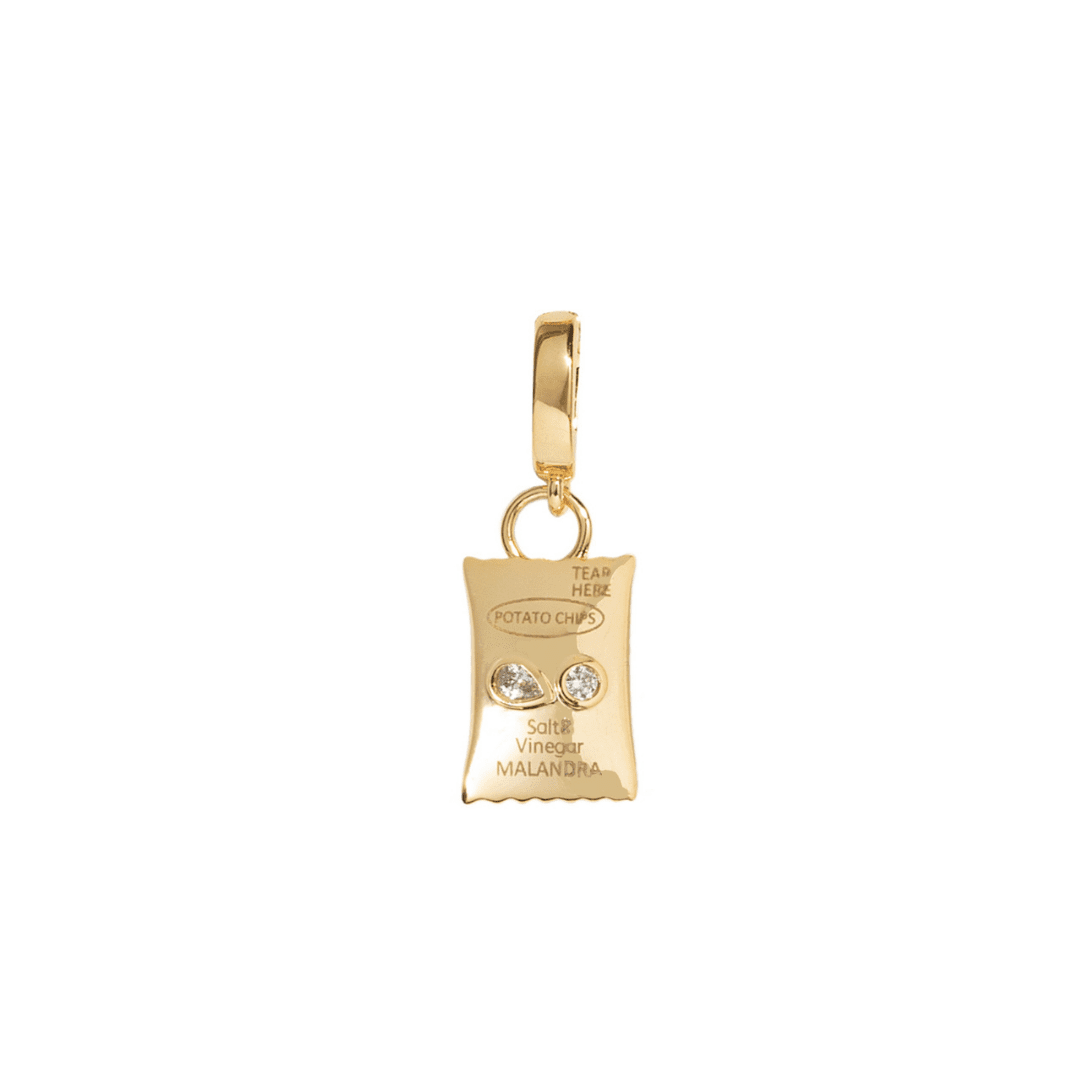 POTATO CHIPS CHARM - DIJES - Malandra Jewelry - EYHD98-3D POTATO CHIPS