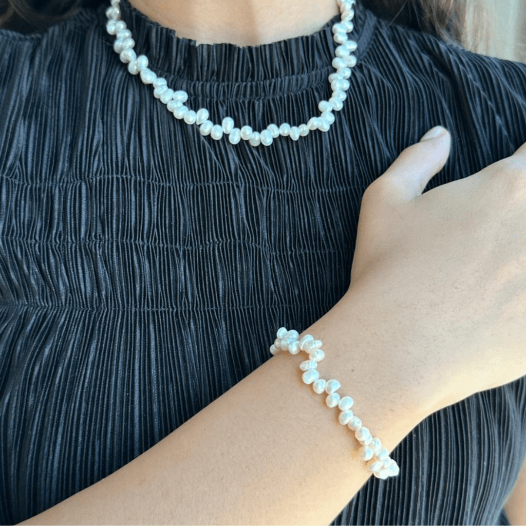 PURE GLOW PEARL BRACELET - PULSERAS - Malandra Jewelry - TP2115