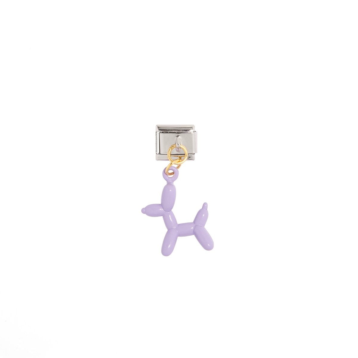 PURPLE BALLOON PUPPY CHARM - DIJES - Malandra Jewelry - AD1511 - J57394