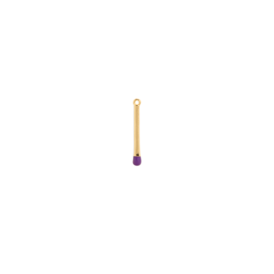 PURPLE MATCH CHARM - DIJES - Malandra Jewelry - ETD15 - E804