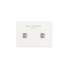 PURPLE ROYAL GEM EARRINGS - ARETES - Malandra Jewelry - ZWA126.M-QX00878YX