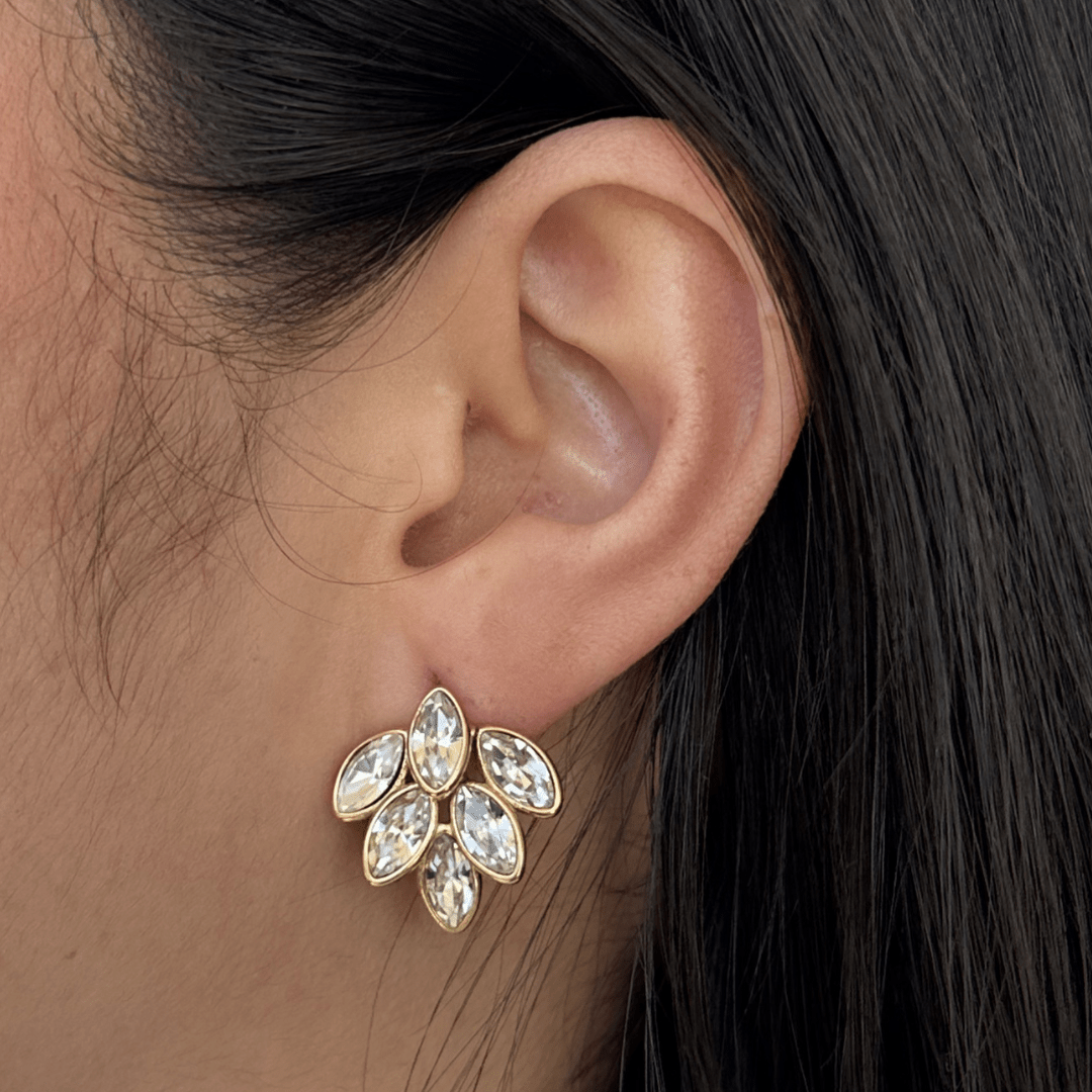 RADIANT BLOOM EARRINGS - ARETES - Malandra Jewelry - AA1571-T60057 / JDE0110031