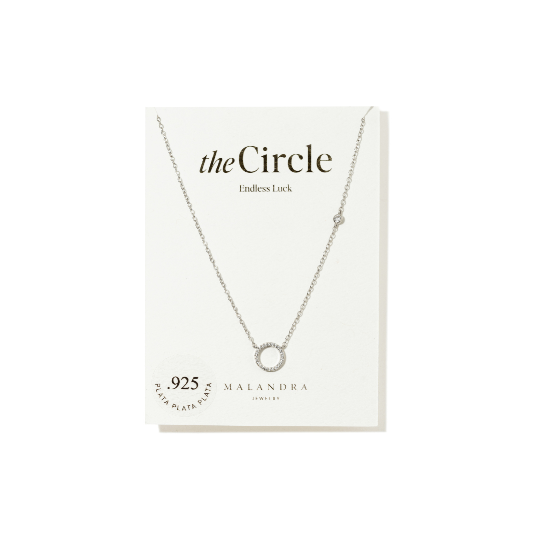 RADIANT CIRCLE NECKLACE - COLLARES - Malandra Jewelry - ERC163-60306791684A