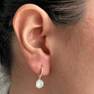 RADIANT HALO GOLD EARRINGS - ARETES - Malandra Jewelry - ZWA80 - QX01349