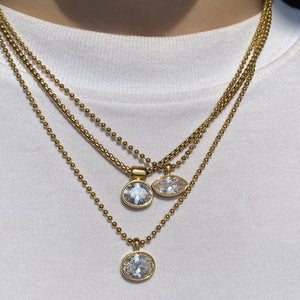 RADIANT MARQUISE NECKLACE - COLLARES - Malandra Jewelry - EUWC409-JDN0311255