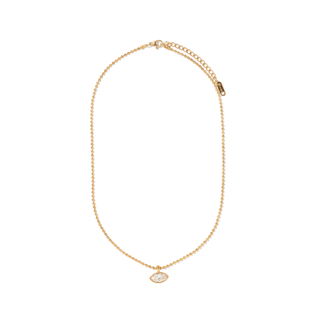 RADIANT MARQUISE NECKLACE - COLLARES - Malandra Jewelry - EUWC409-JDN0311255