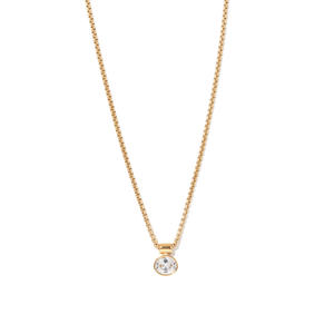 RADIANT OVAL NECKLACE - COLLARES - Malandra Jewelry - EUWC399-JDN0312212