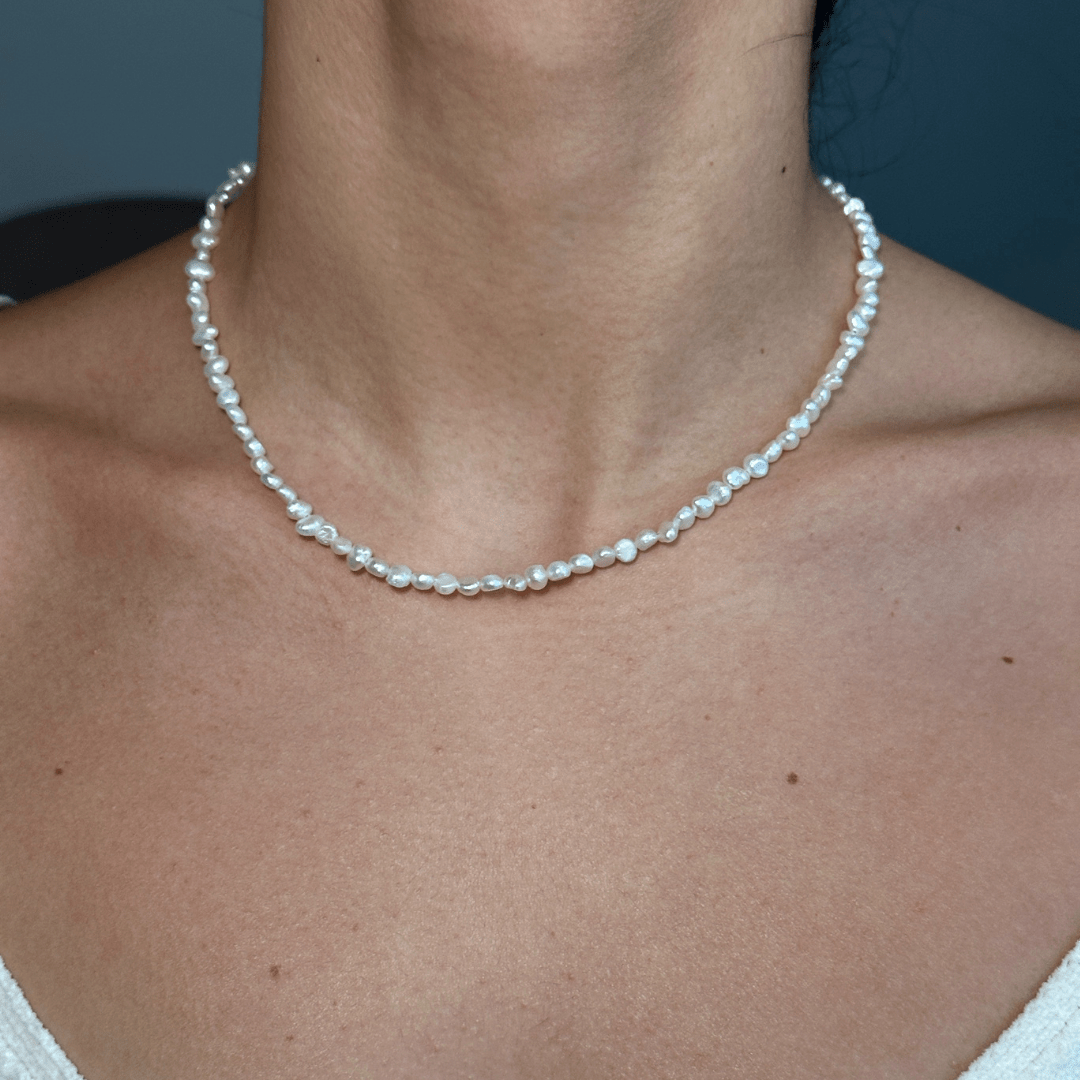 RADIANT PEARLS NECKLACE - COLLARES - Malandra Jewelry - TC1825