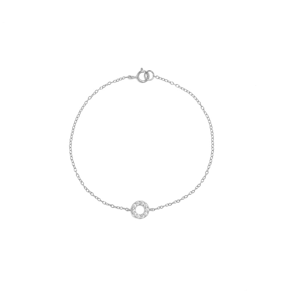 RADIANT SILVER HALO BRACELET - PULSERAS - Malandra Jewelry - ERP116.P-60601621053A