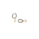 RADIANT SILVER PEARL HUGGIES - ARETES - Malandra Jewelry - TA1795