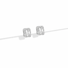 RADIANT SILVER SQUARE EARRINGS - ARETES - Malandra Jewelry - ZWA119.P-QX07000Y