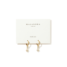 RADIANT SUNBURST HUGGIES - ARETES - Malandra Jewelry - ERA162-60250701791C