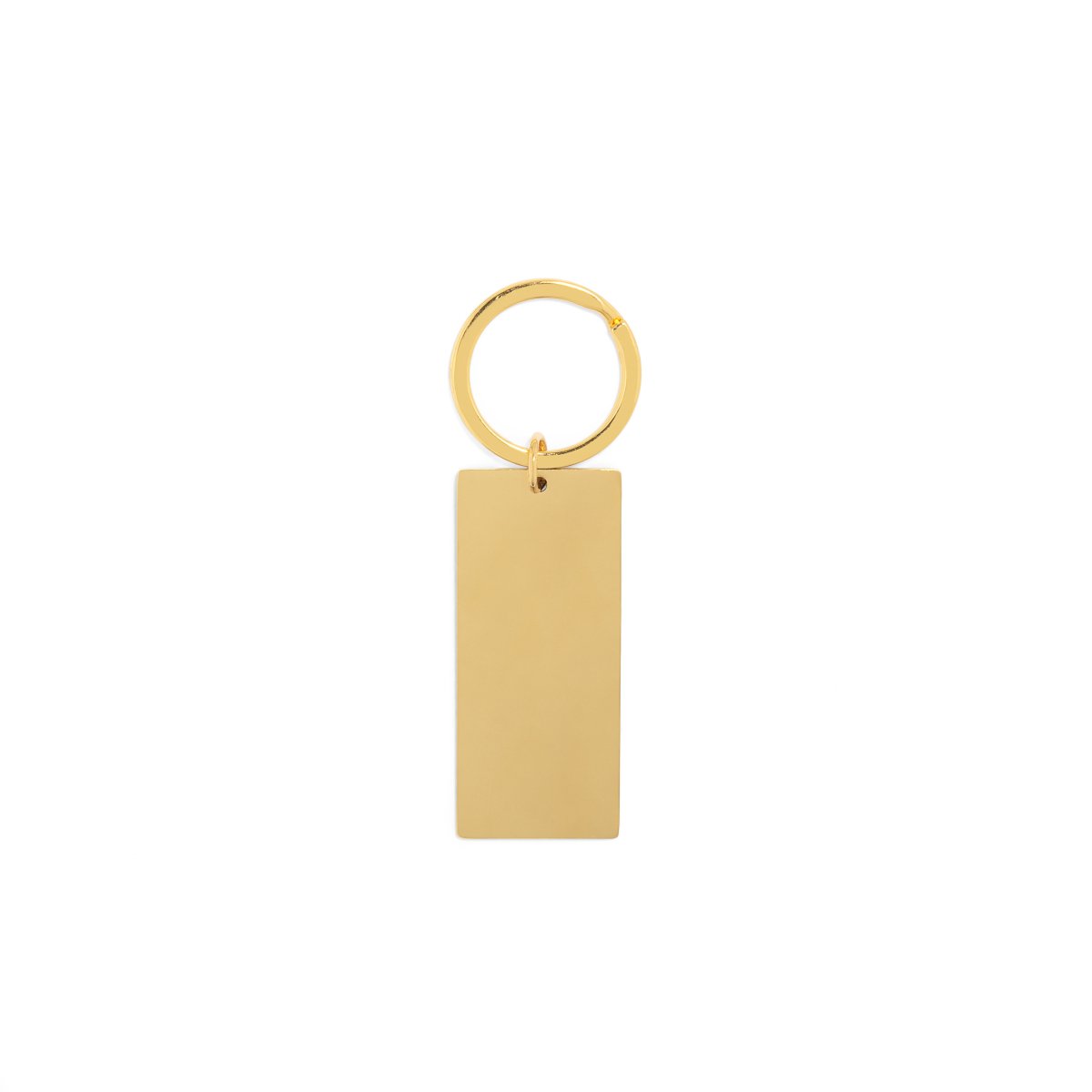 RECTANGULAR CUSTOM GOLDEN CHAIN - LLAVEROS - Malandra Jewelry - ESYK16