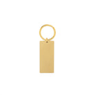 RECTANGULAR CUSTOM GOLDEN CHAIN - LLAVEROS - Malandra Jewelry - ESYK16