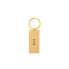 RECTANGULAR CUSTOM GOLDEN CHAIN - LLAVEROS - Malandra Jewelry - ESYK16