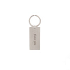 RECTANGULAR CUSTOM SILVER CHAIN - LLAVEROS - Malandra Jewelry - ESYK16.P