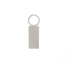 RECTANGULAR CUSTOM SILVER CHAIN - LLAVEROS - Malandra Jewelry - ESYK16.P