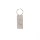 RECTANGULAR CUSTOM SILVER CHAIN - LLAVEROS - Malandra Jewelry - ESYK16.P