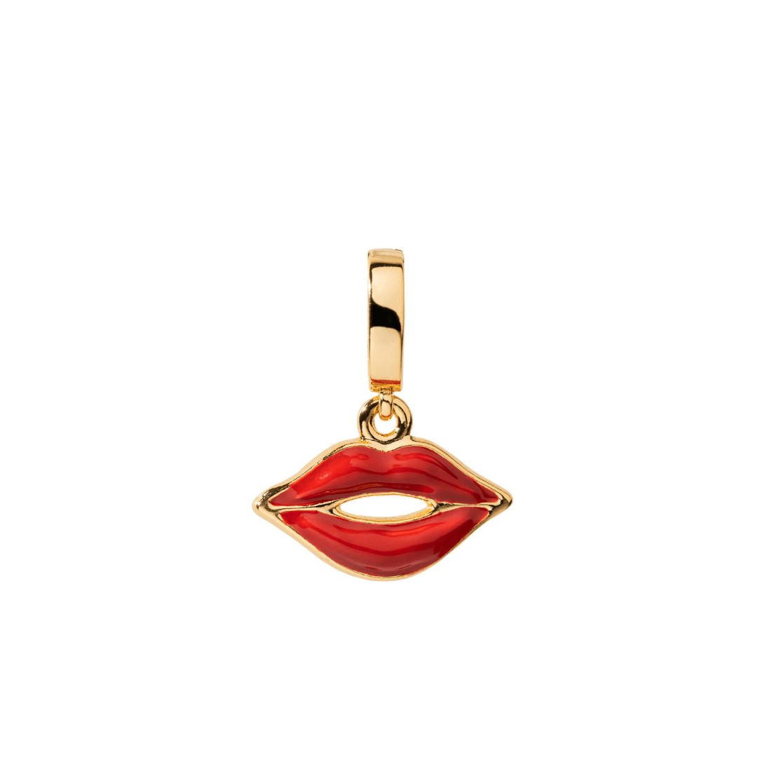 RED LIPS CHARM - DIJES - Malandra Jewelry - EYHD46 - HP32