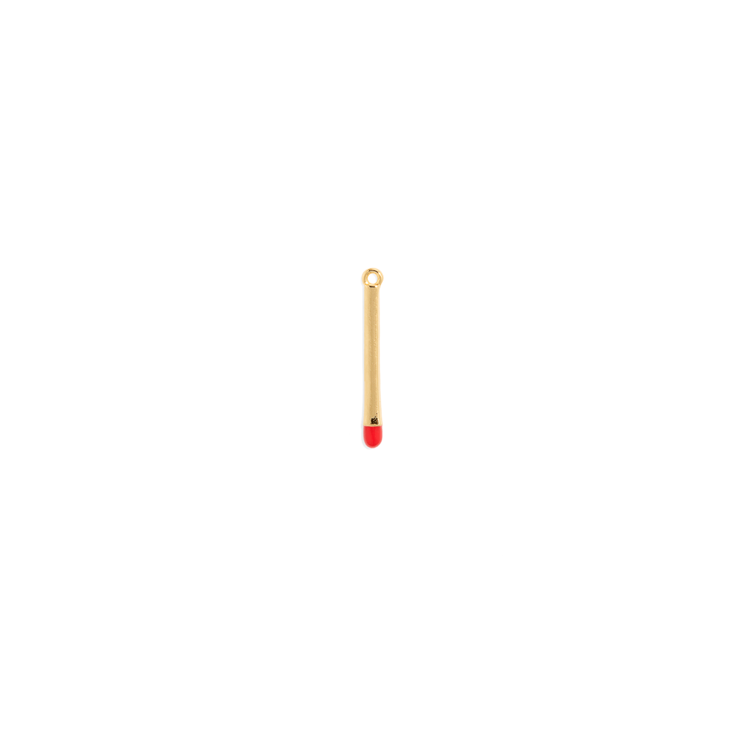RED MATCH CHARM - DIJES - Malandra Jewelry - ETD16 - E804