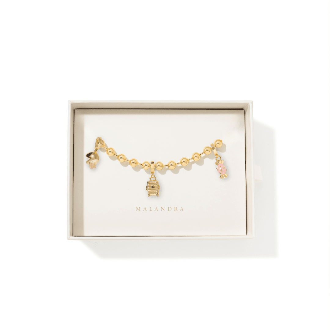 RETRO FUN CHARMS GIFT SET - SETS DE REGALO - Malandra Jewelry - SET176 EYHP14/EYHD100/EYHD107/EYHD101