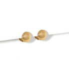 RIBBED ROUND EARRINGS - ARETES - Malandra Jewelry - EUWA227 - JDE0102017
