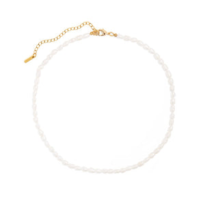 RICE PEARL STRAND NECKLACE - COLLARES - Malandra Jewelry - TC1724