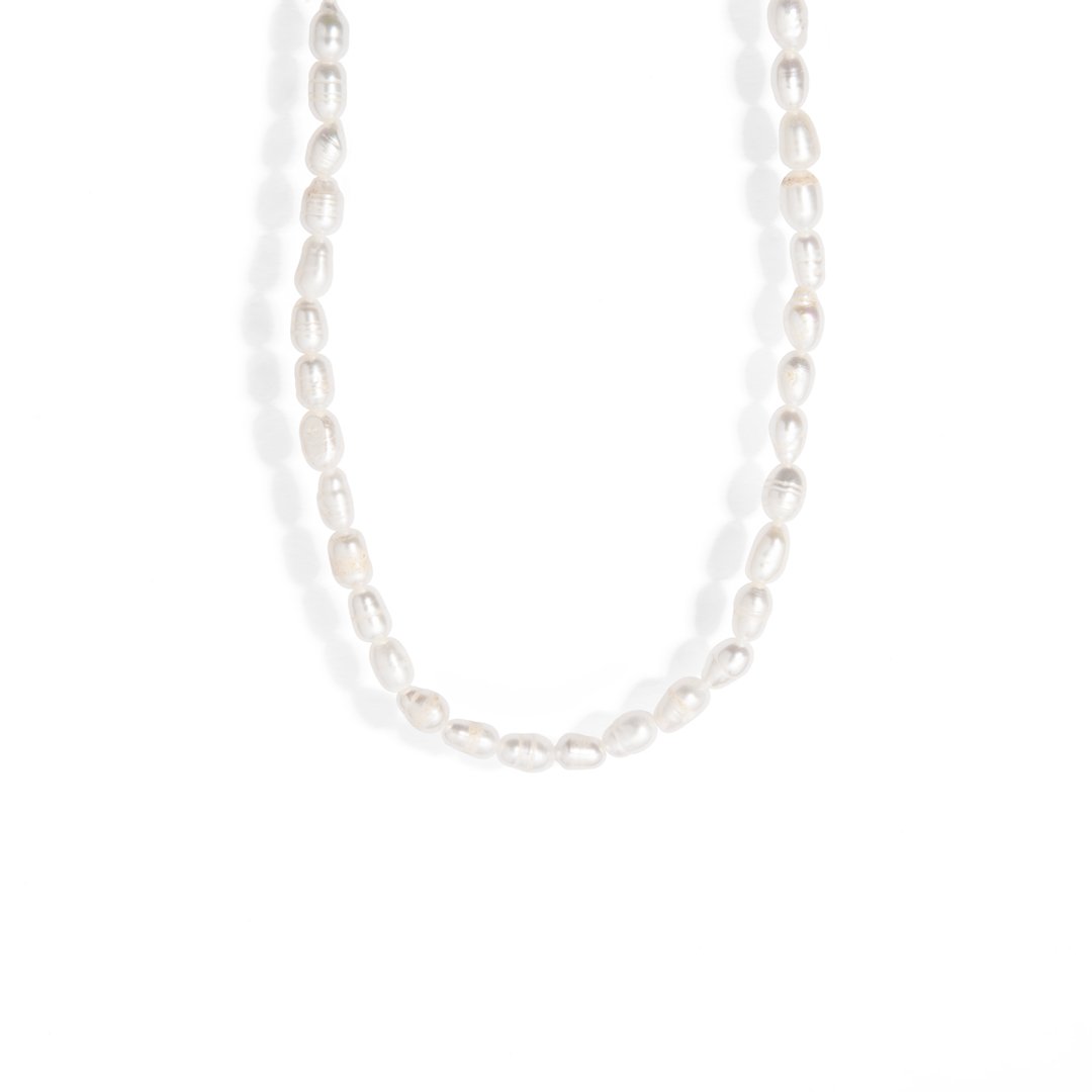 RICE PEARL STRAND NECKLACE - COLLARES - Malandra Jewelry - TC1724