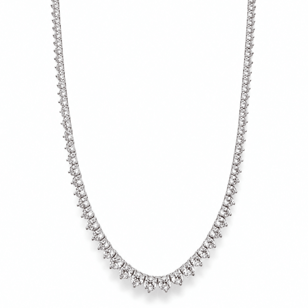 RIVIERA GLAM TENNIS NECKLACE - COLLARES - Malandra Jewelry - LSC1.P-HK00035