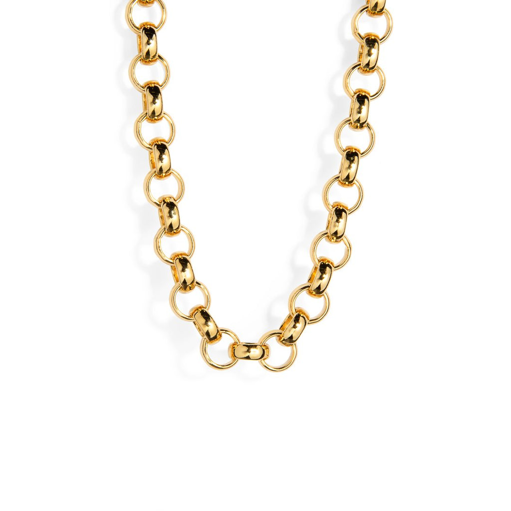 ROLO CHUNKY CHAIN NECKLACE - COLLARES - Malandra Jewelry - VCC224 - 716545