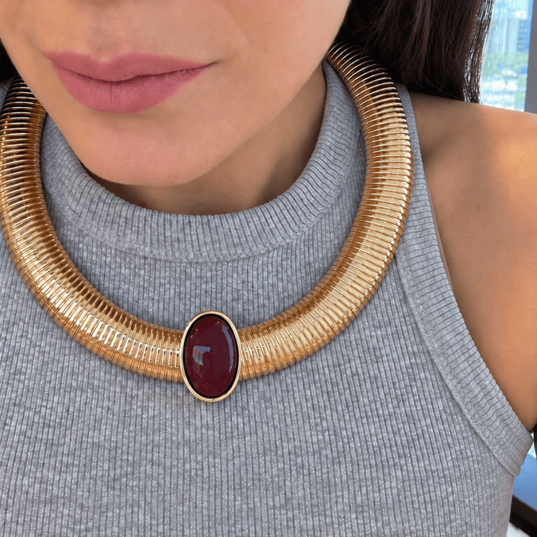 Roma Gold Necklace - COLLARES - Malandra Jewelry - LKC1