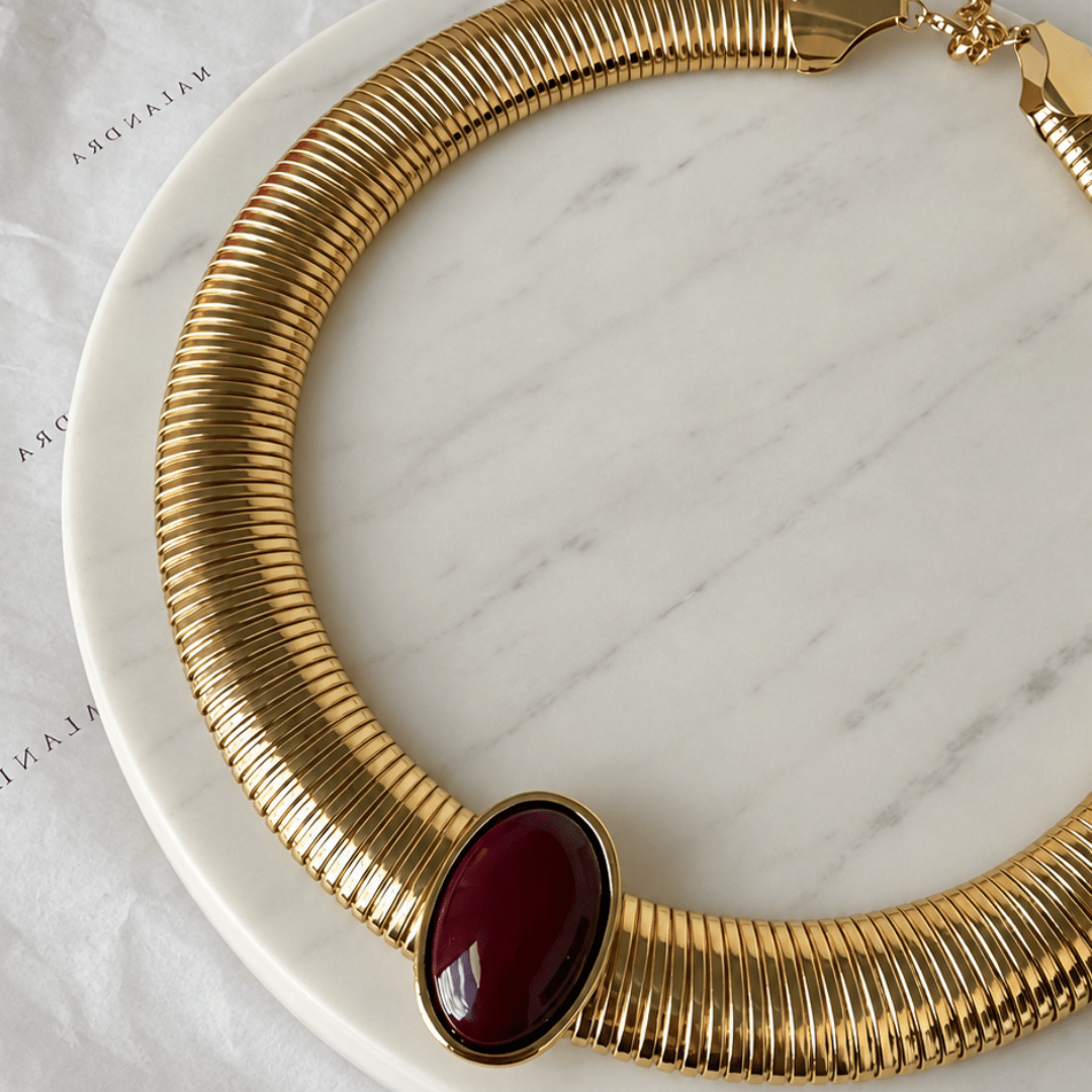 Roma Gold Necklace - COLLARES - Malandra Jewelry - LKC1