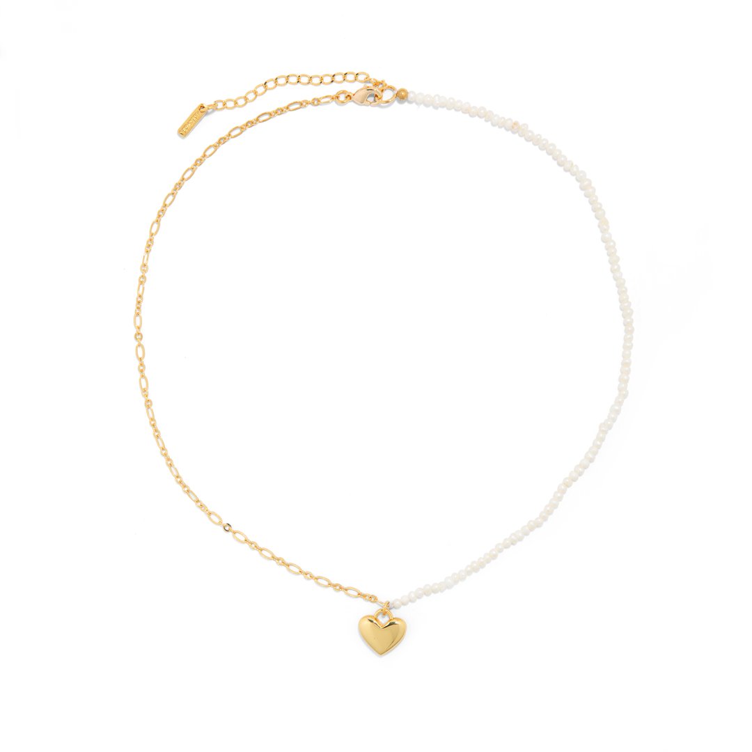 ROMANTIQUE HALF & HALF NECKLACE - COLLARES - Malandra Jewelry - TC1500