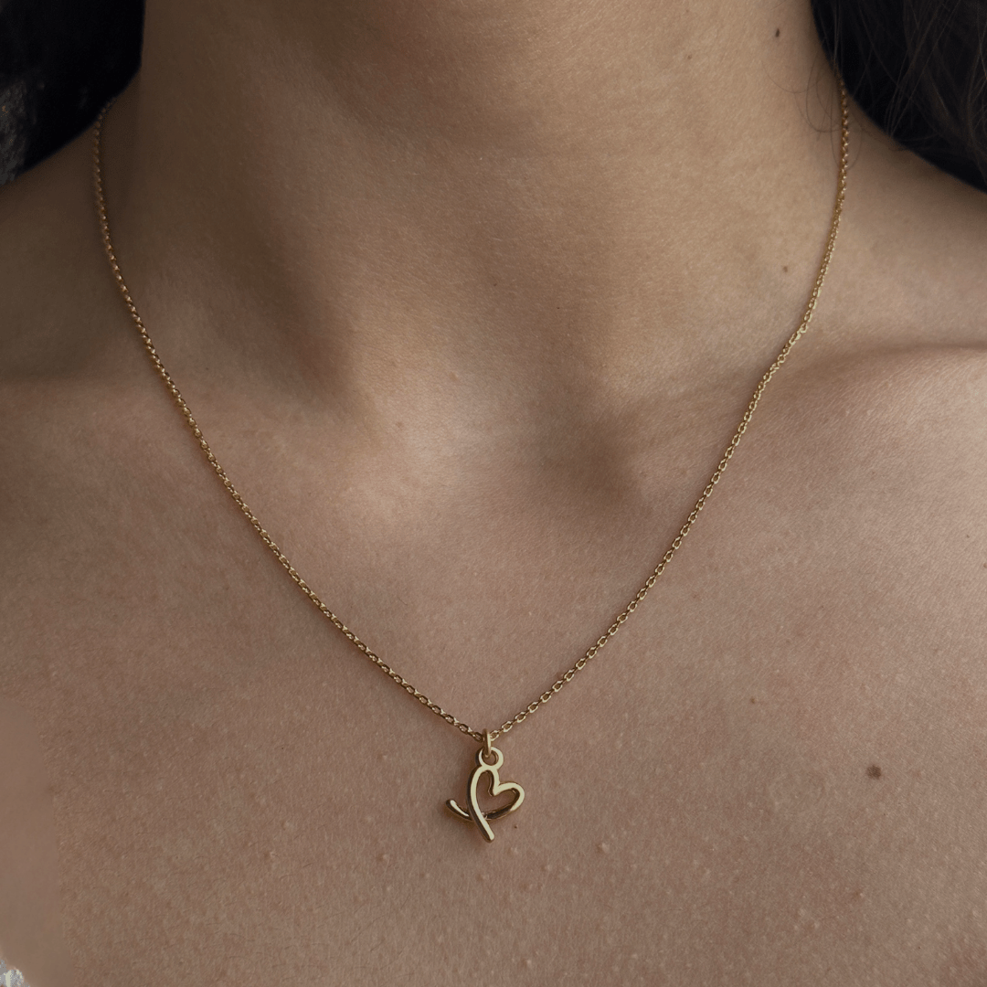 ROMANTIQUE HEART NECKLACE - COLLARES - Malandra Jewelry - TC1835