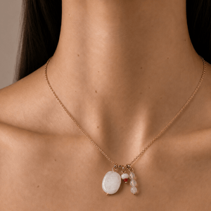 Rose Quartz Blush Charm - DIJES - Malandra Jewelry - TD2587
