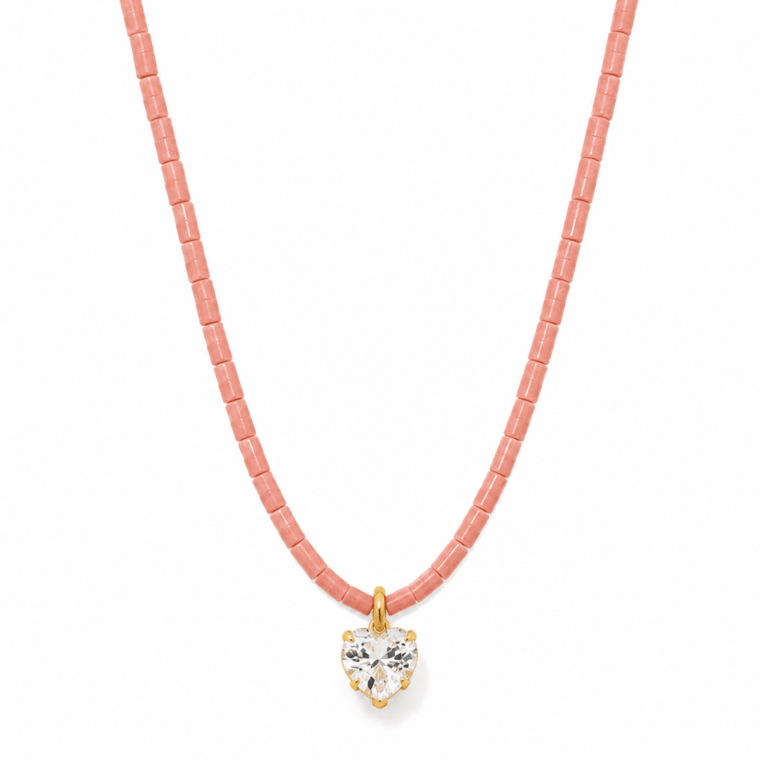 Rosebud Heart Gaia Necklace - COLLARES - Malandra Jewelry - TC2703