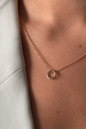 Rosegold Plain Charm - DIJES - Malandra Jewelry - EYHD185.R