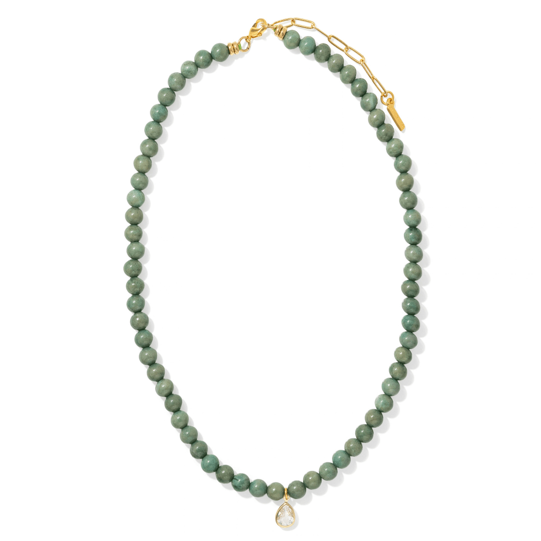 Rosemary Jade Gaia Necklace - COLLARES - Malandra Jewelry - TC2697