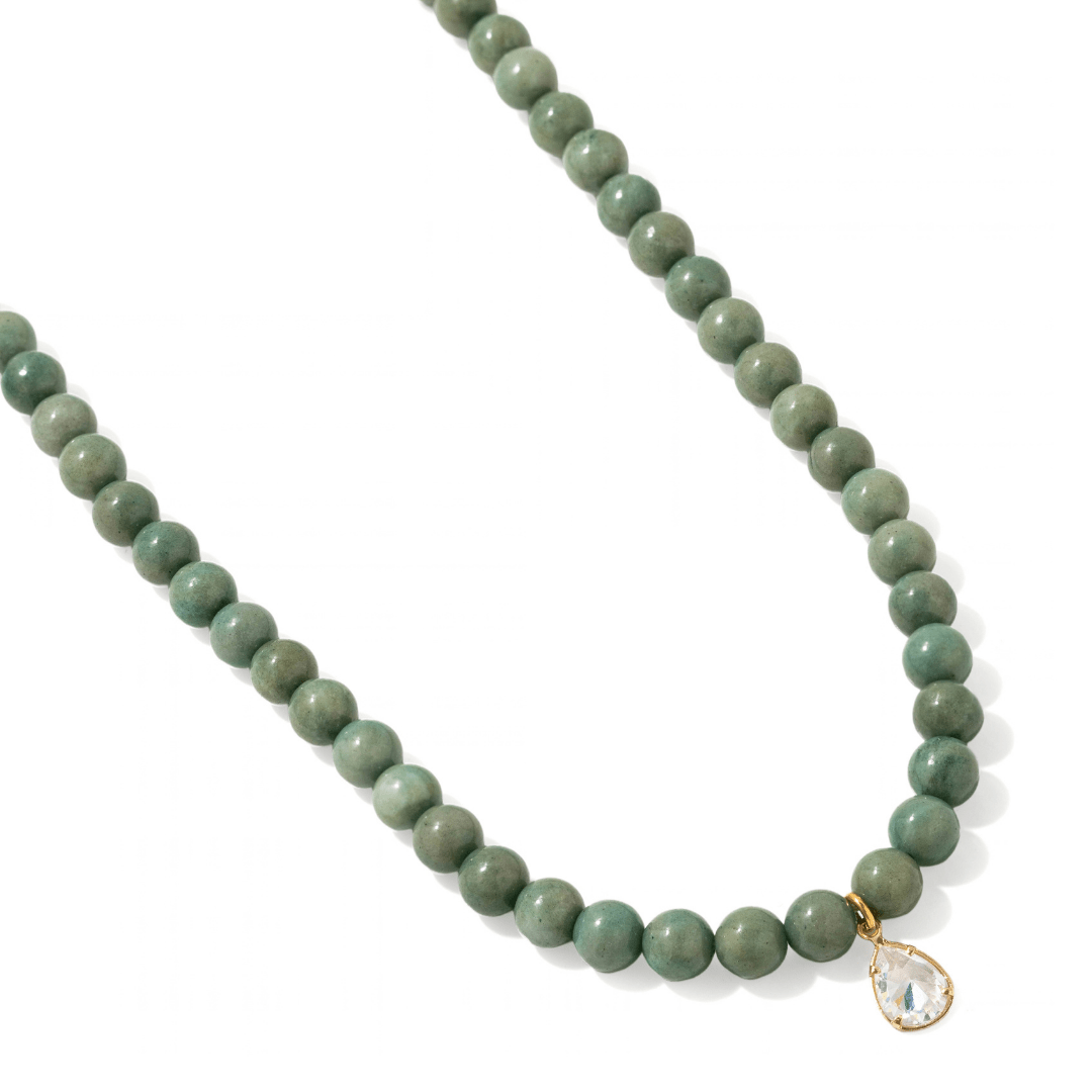 Rosemary Jade Gaia Necklace - COLLARES - Malandra Jewelry - TC2697