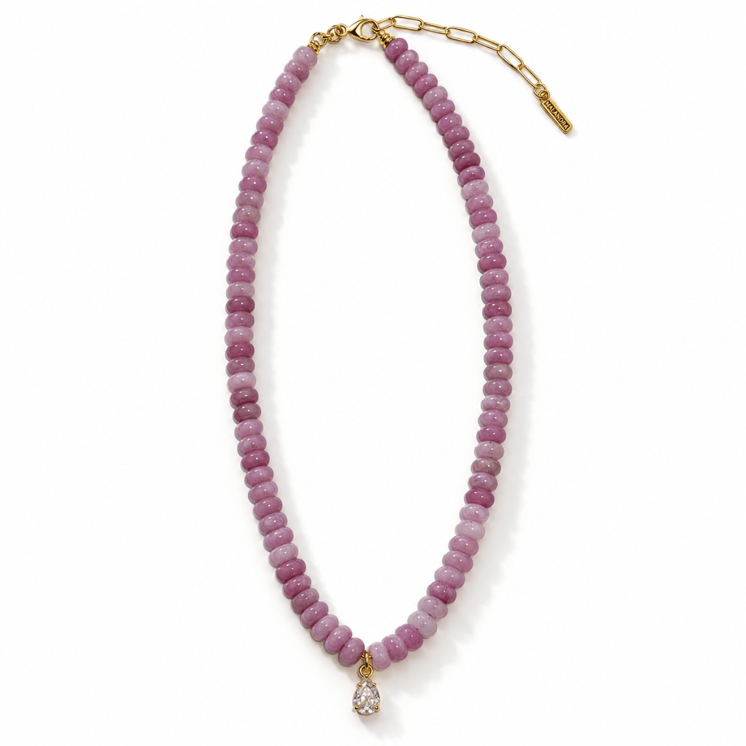 Rosewood Jasper Gaia Necklace - COLLARES - Malandra Jewelry - TC2728